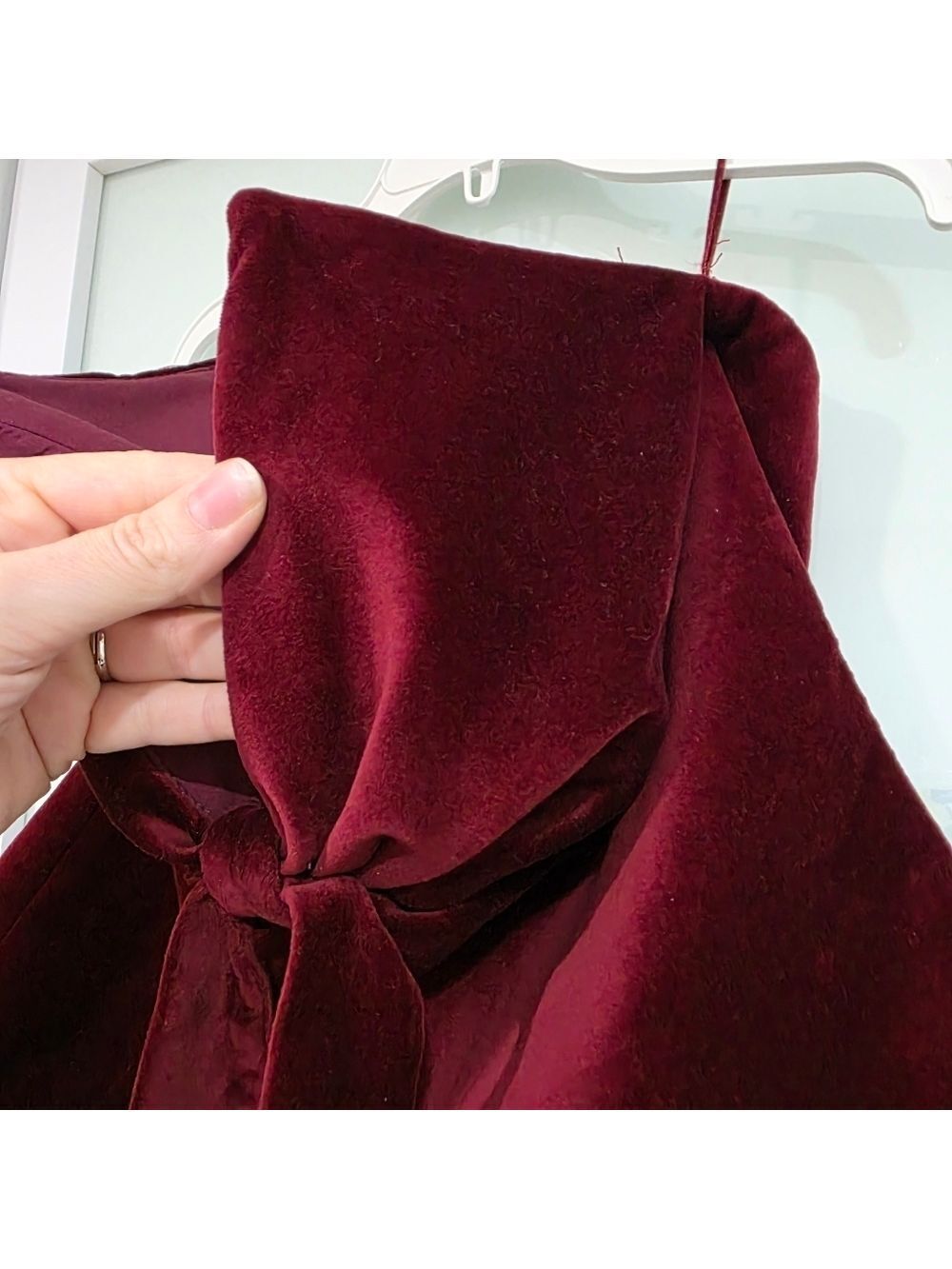 Zara VELVET BOW TOP - Picture 9 of 16